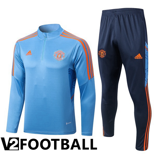 Manchester United Training Tracksuit Blue 2022/2023