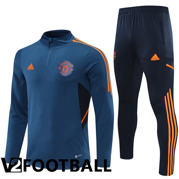 Manchester United Training Jacket Suit Blue 2022/2023