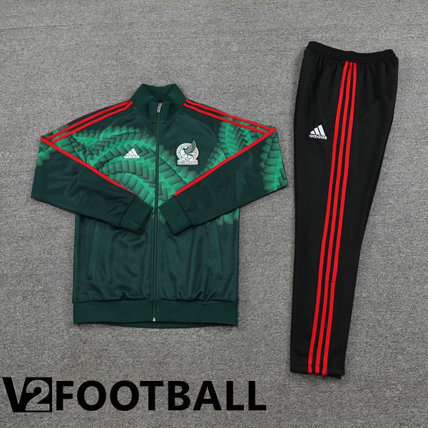 Mexico Training Jacket Suit Green Black 2022/2023