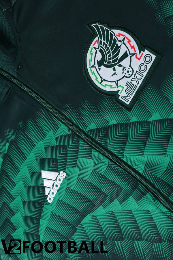 Mexico Training Jacket Suit Green Black 2022/2023