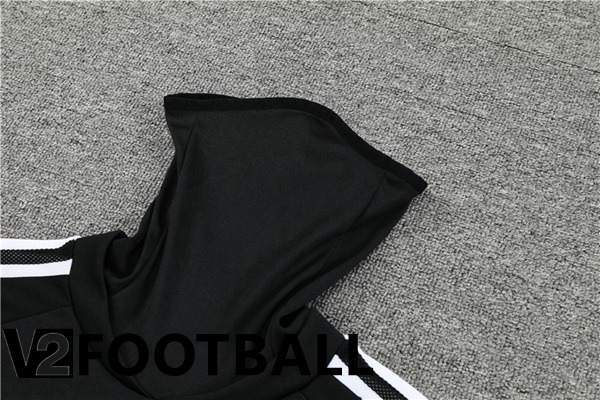 Real Madrid High collar Training Tracksuit Black 2022/2023