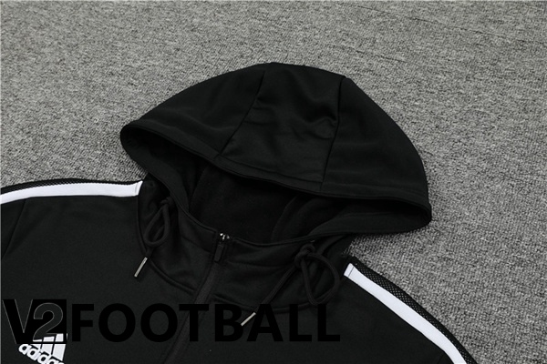 Real Madrid Training Tracksuit Hoodie Black 2022/2023