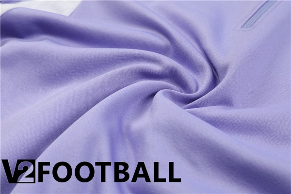 Real Madrid Training Tracksuit Hoodie Purple 2022/2023