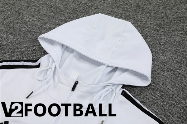 Real Madrid Training Tracksuit Hoodie White 2022/2023