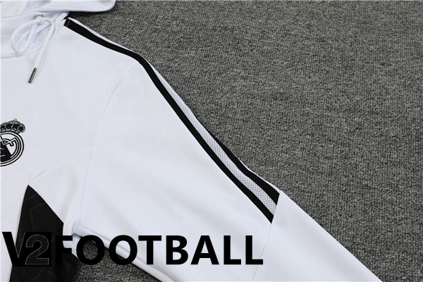 Real Madrid Training Tracksuit Hoodie White 2022/2023