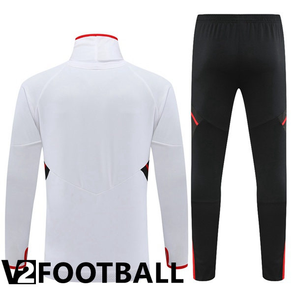 Bayern Munich High collar Training Tracksuit White 2022/2023