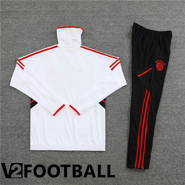 Bayern Munich High collar Training Tracksuit White 2022/2023