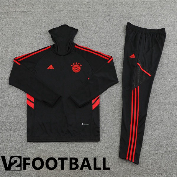 Bayern Munich High collar Training Tracksuit Black 2022/2023