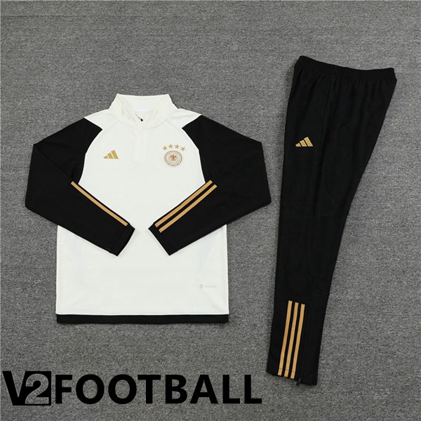 Germany Training Tracksuit White Black 2022/2023