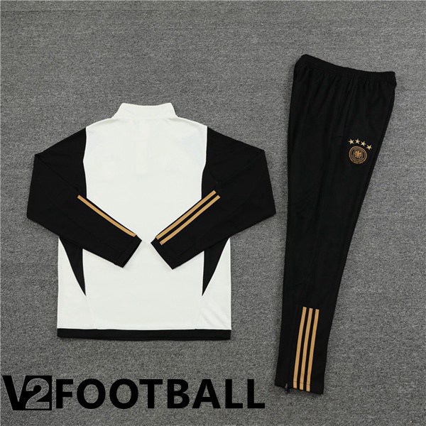 Germany Training Tracksuit White Black 2022/2023