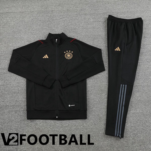 Germany Training Jacket Suit Black 2022/2023