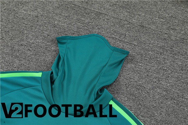 Juventus High collar Training Jacket Suit Green 2022/2023