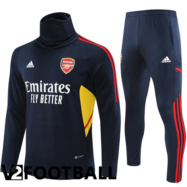 Arsenal High collar Training Jacket Suit Royal Blue 2022/2023