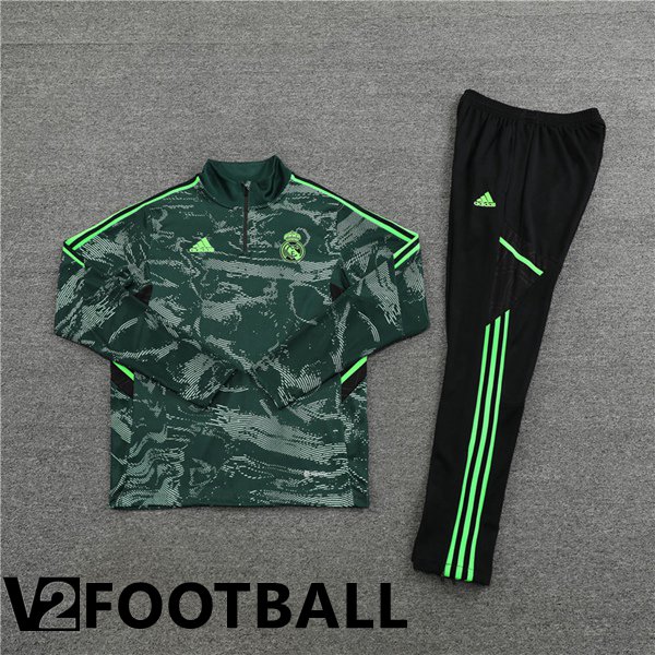 Real Madrid Training Jacket Suit Green 2022/2023