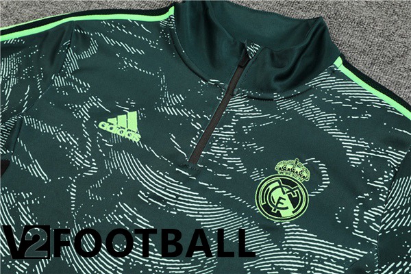 Real Madrid Training Jacket Suit Green 2022/2023