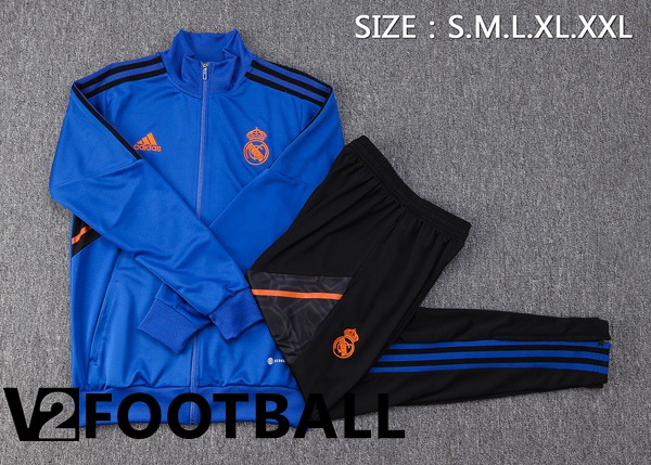 Real Madrid Training Jacket Suit Blue 2022/2023