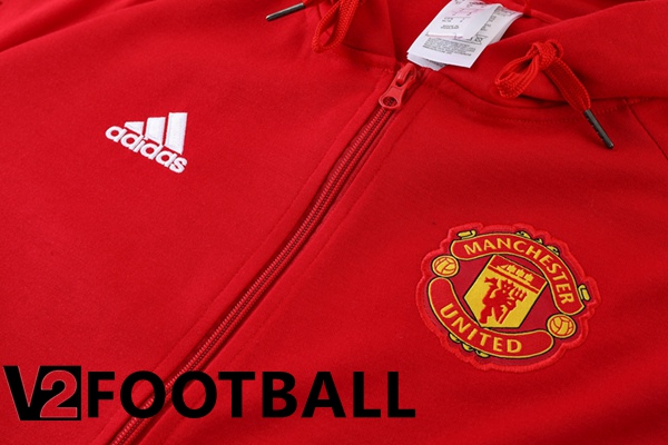 Manchester United Training Tracksuit Hoodie Red 2022/2023