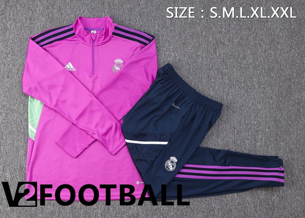 Real Madrid Training Jacket Suit Purple 2022/2023