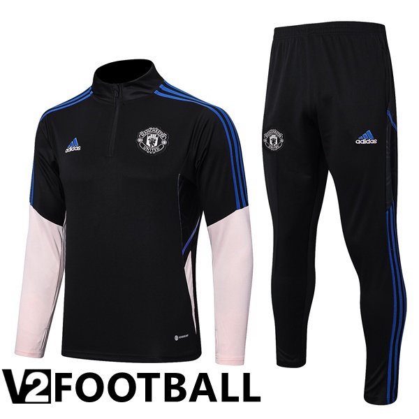 Manchester United Training Jacket Suit Black 2022/2023