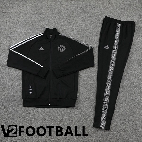 Manchester United Training Jacket Suit Black 2022/2023