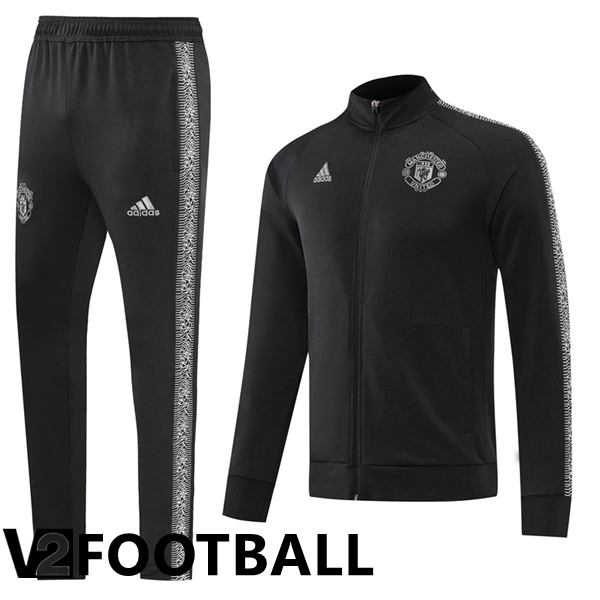 Manchester United Training Jacket Suit Black 2022/2023