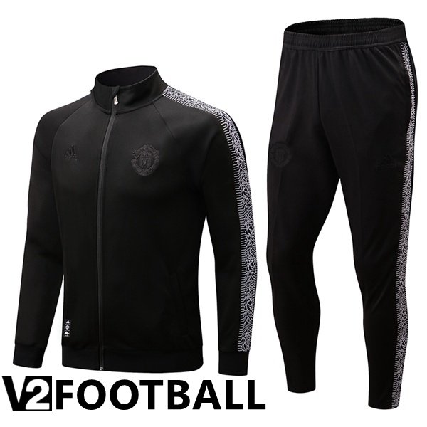 Manchester United Training Jacket Suit Black 2022/2023