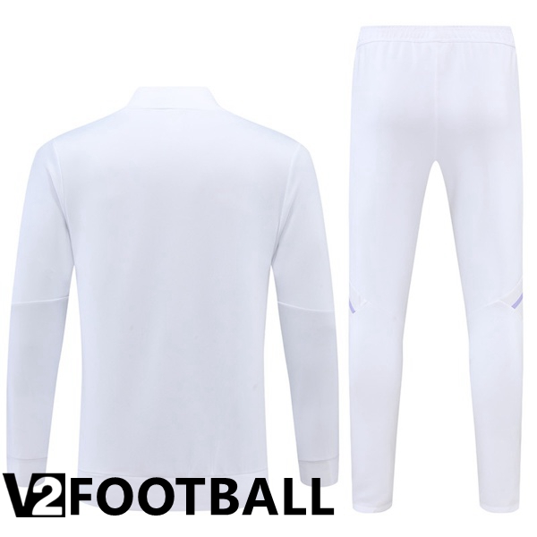 Real Madrid Training Jacket Suit White 2022/2023