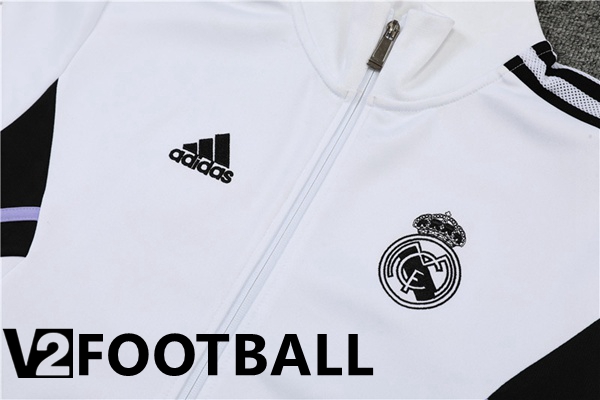 Real Madrid Training Jacket Suit White 2022/2023