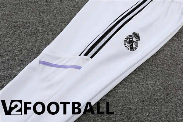 Real Madrid Training Jacket Suit White 2022/2023