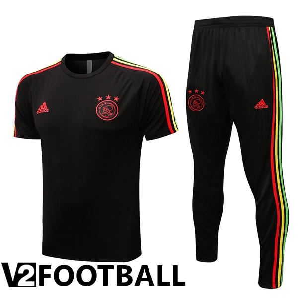 AFC Ajax Training T Shirt + Pants Black 2022/2023