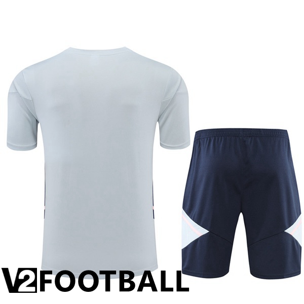 Arsenal Training T Shirt + Shorts White 2022/2023