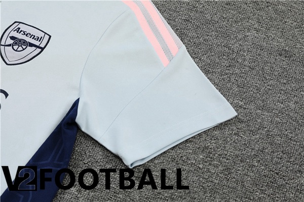 Arsenal Training T Shirt + Shorts White 2022/2023