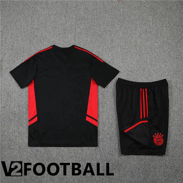 Bayern Munich Training T Shirt + Shorts Black 2022/2023