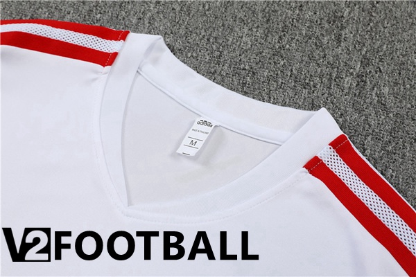 Bayern Munich Training T Shirt + Shorts White 2022/2023