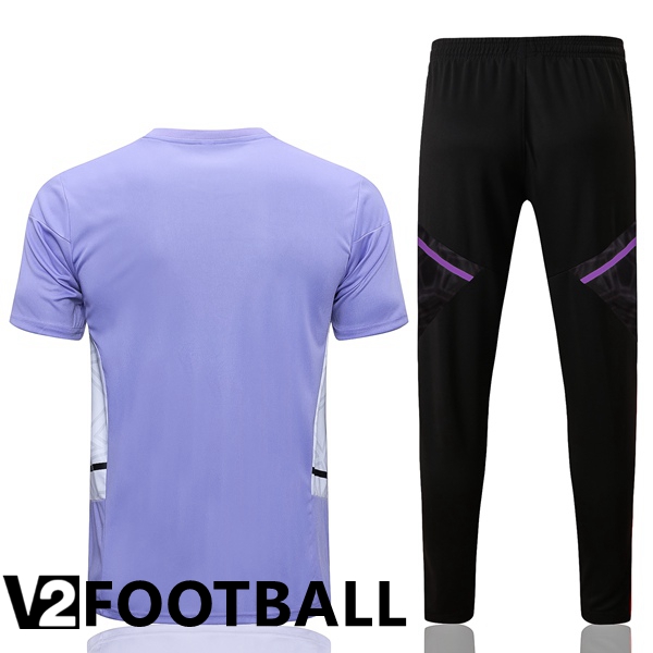 Real Madrid Training T Shirt + Pants Purple 2022/2023