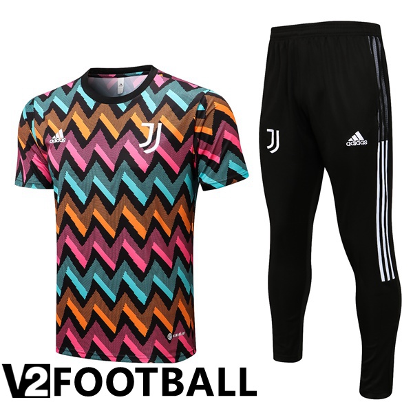 Juventus Training T Shirt + Pants Blue Purple 2022/2023
