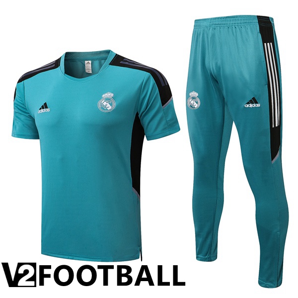 Real Madrid Training T Shirt + Pants Green 2022/2023