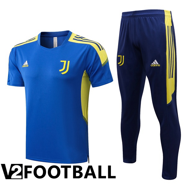 Juventus Training T Shirt + Pants Blue 2022/2023