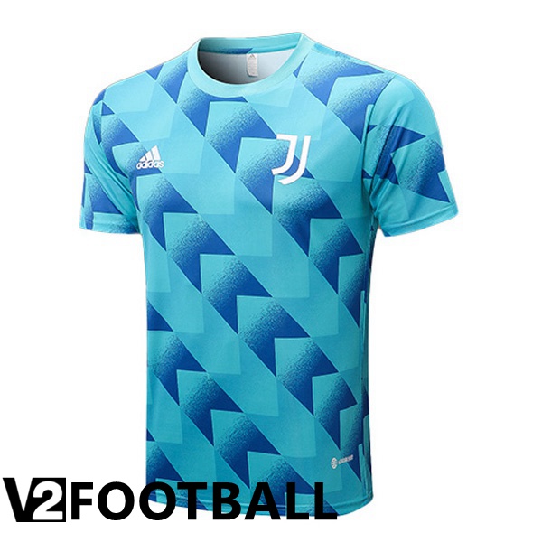 Juventus Training T Shirt Blue 2022/2023