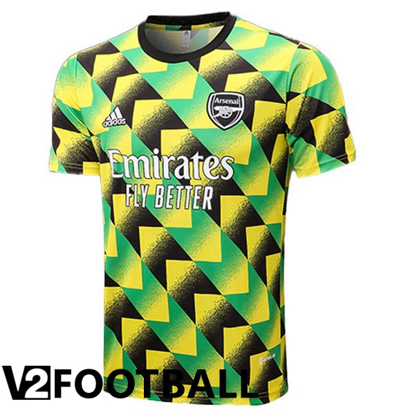Arsenal Training T Shirt Green 2022/2023