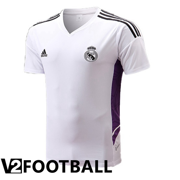 Real Madrid Training T Shirt White 2022/2023