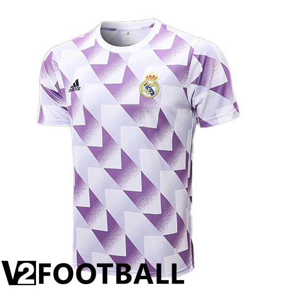 Real Madrid Training T Shirt Purple 2022/2023