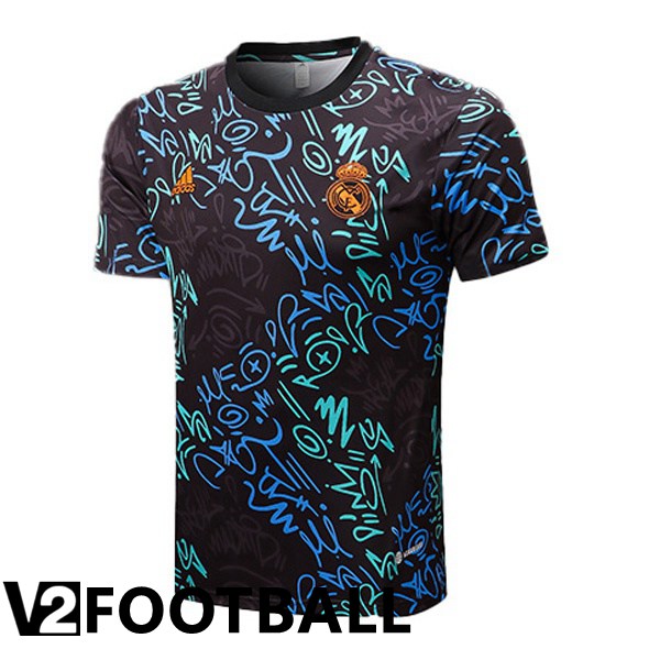 Real Madrid Training T Shirt Black 2022/2023