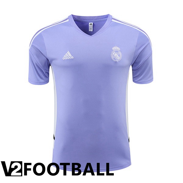 Real Madrid Training T Shirt Purple 2022/2023