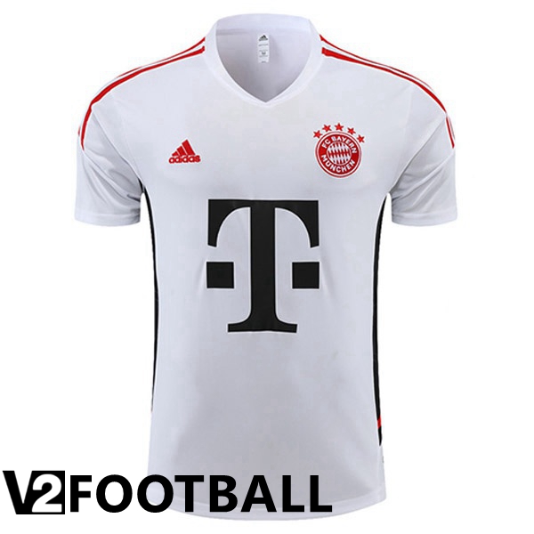 Bayern Munich Training T Shirt White 2022/2023