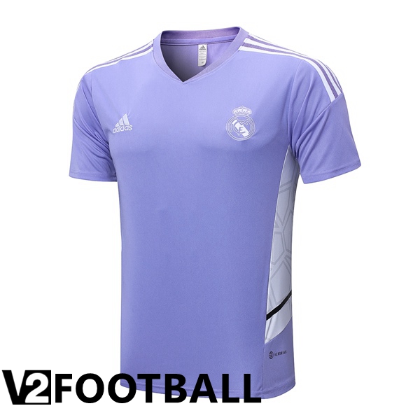 Real Madrid Training T Shirt Purple 2022/2023
