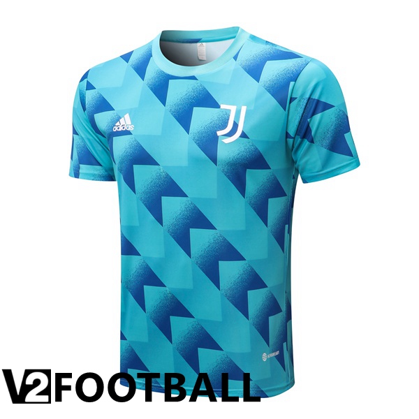 Juventus Training T Shirt Blue 2022/2023