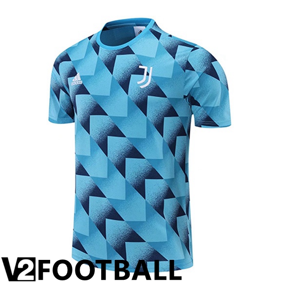 Juventus Training T Shirt Blue 2022/2023