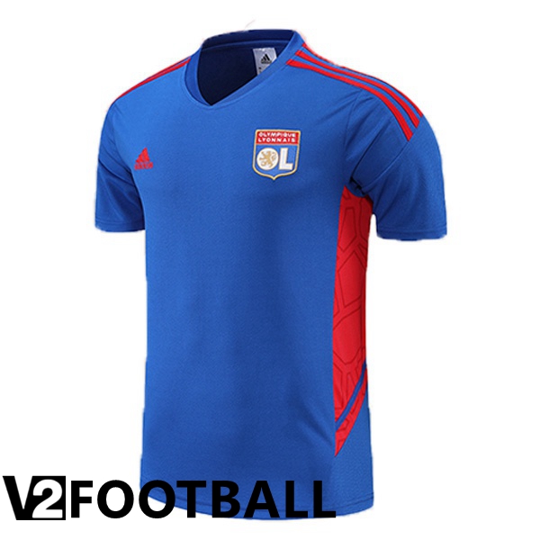 Olympique Lyon Training T Shirt Blue 2022/2023