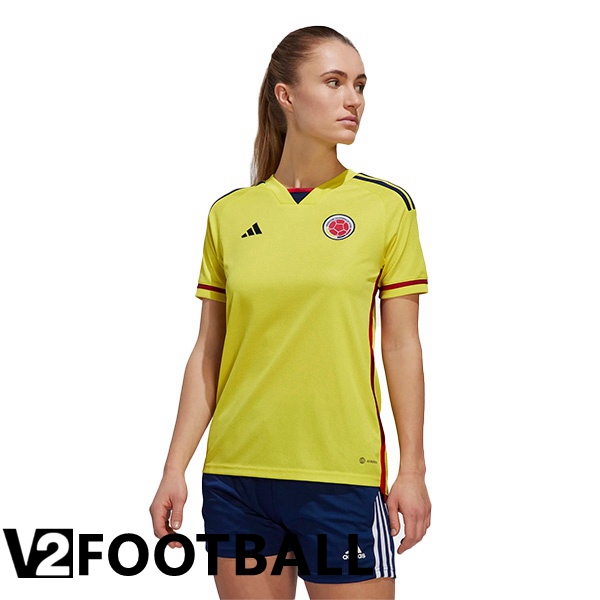 Colombia Womens Home Shirts Yellow 2023/2023